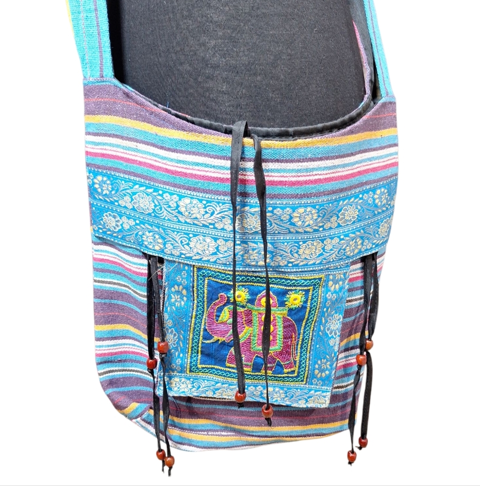 Turquouse Boho Elephant Bag NWOT - Picture 2 of 12